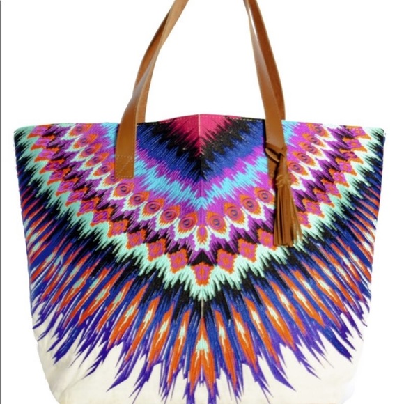 Pilyq Handbags - NWT Pilyq African Rays Tote